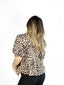 Blouse à noeuds léopard