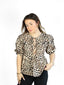 Blouse à noeuds léopard