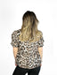 Blouse à noeuds léopard