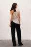 Top asymétrique à sequins Lise