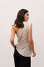 Top asymétrique à sequins Lise